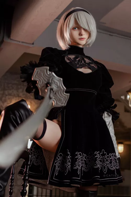 2B cosplay by Caties
