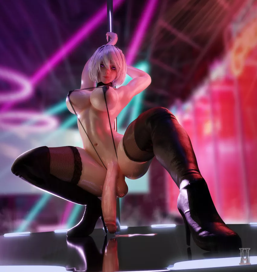 2B Is Leaving Her Mark (unnero1)