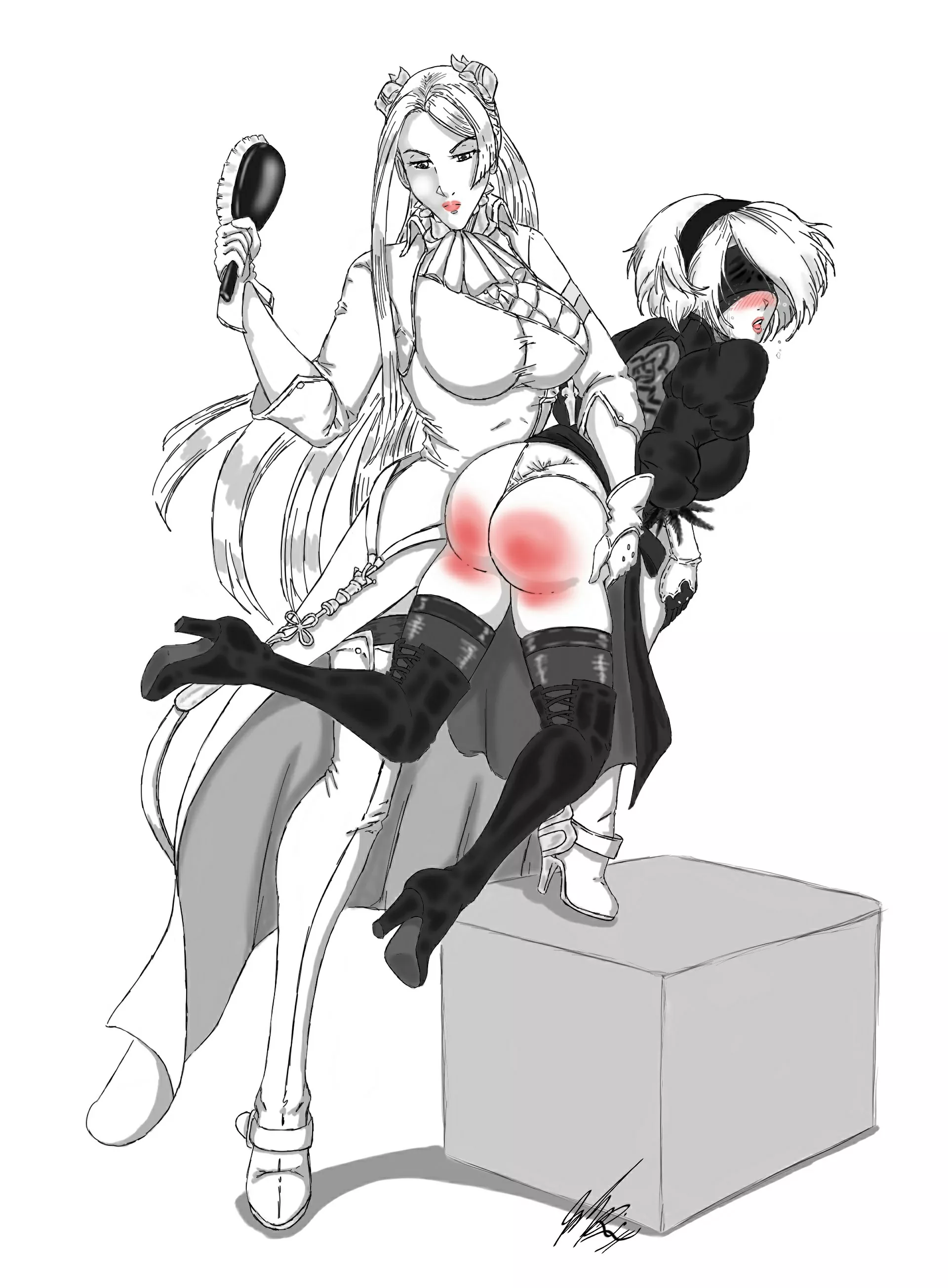 2b spanked