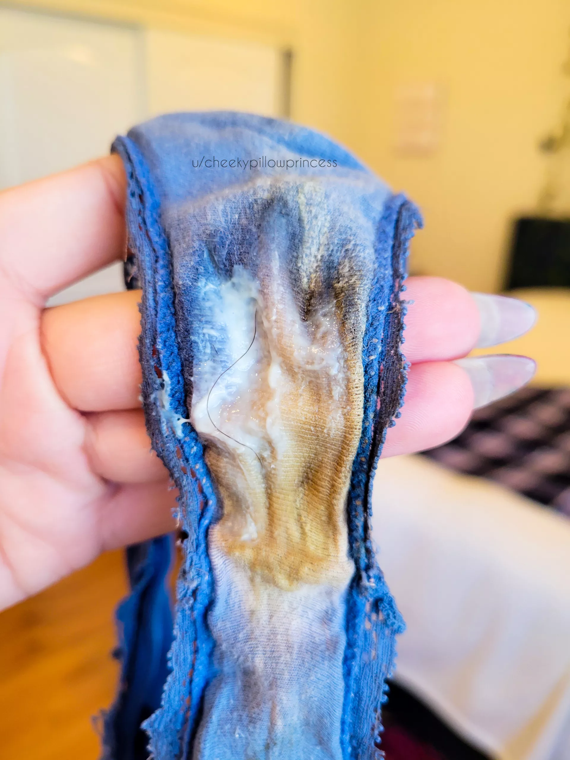 3 days of wear, sweat, masturbation, orgasm, all of the above 🤭 Would you like some heavy cream? 😛