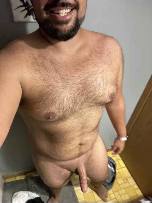 32M - she made me shave down there. Here are the results.