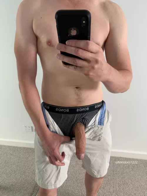 [35] Just unwrapping your present