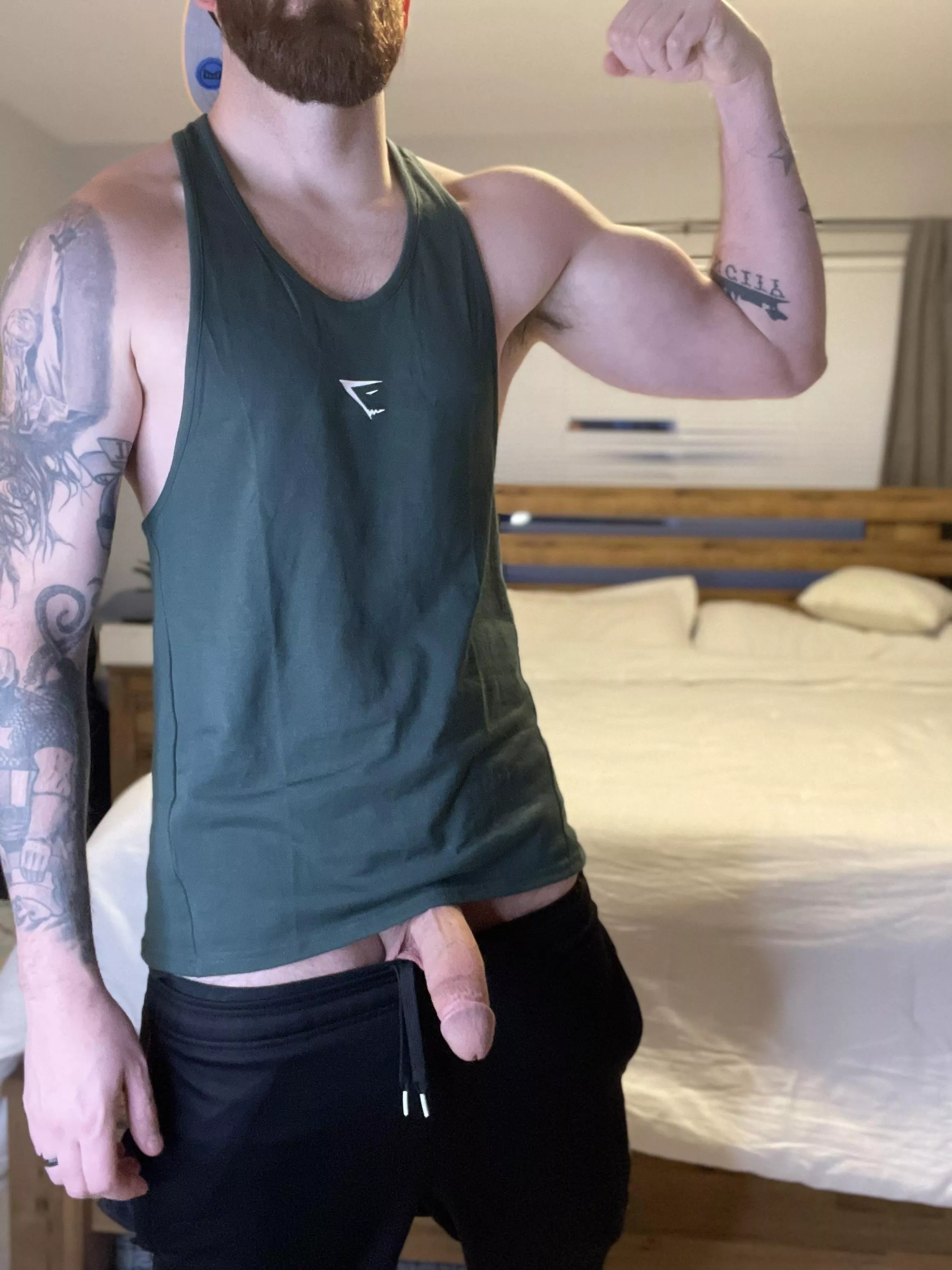 [35] Think anyone at the gym would notice?