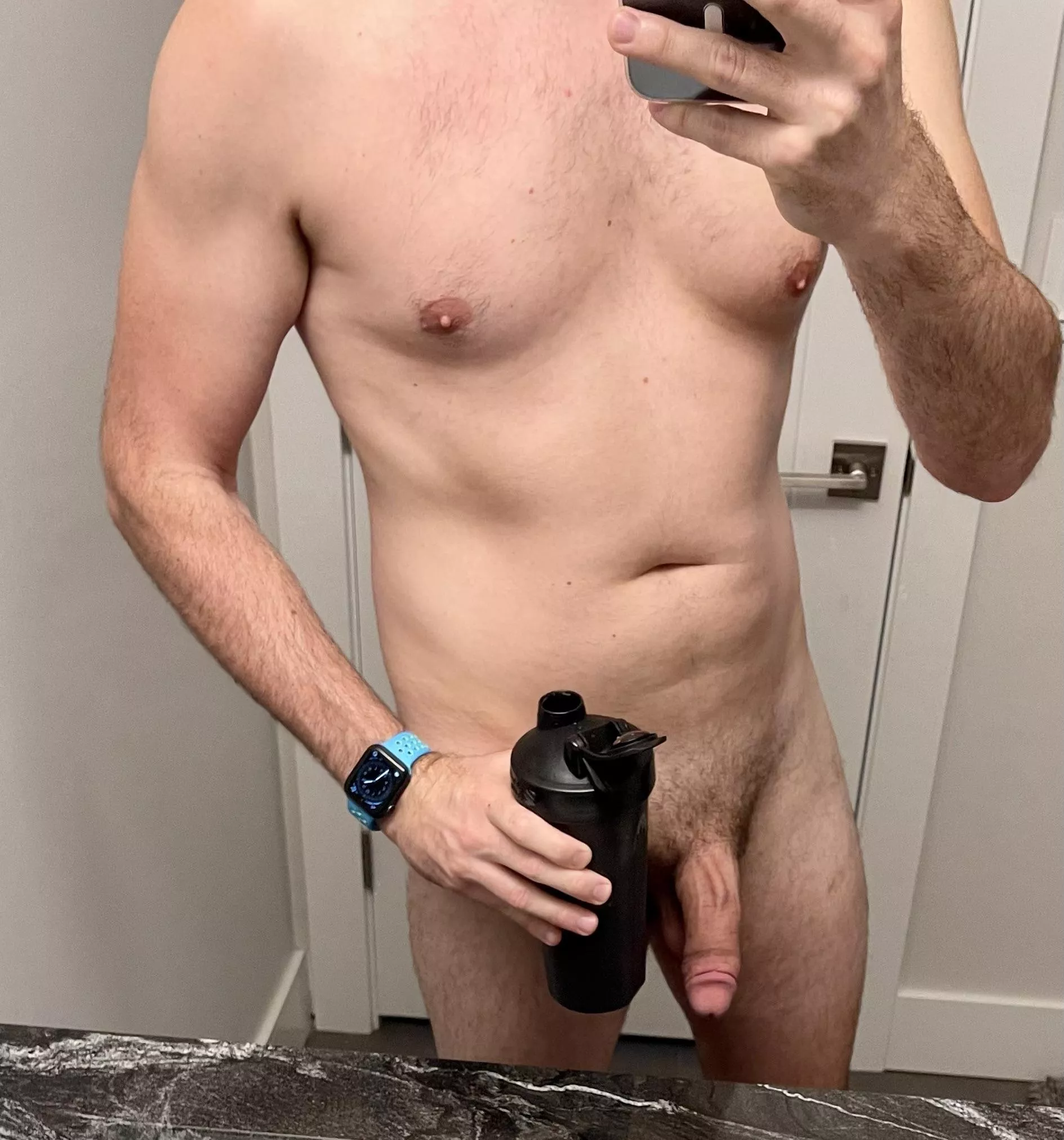 (36) dad needs more protein in his post work shake 😉