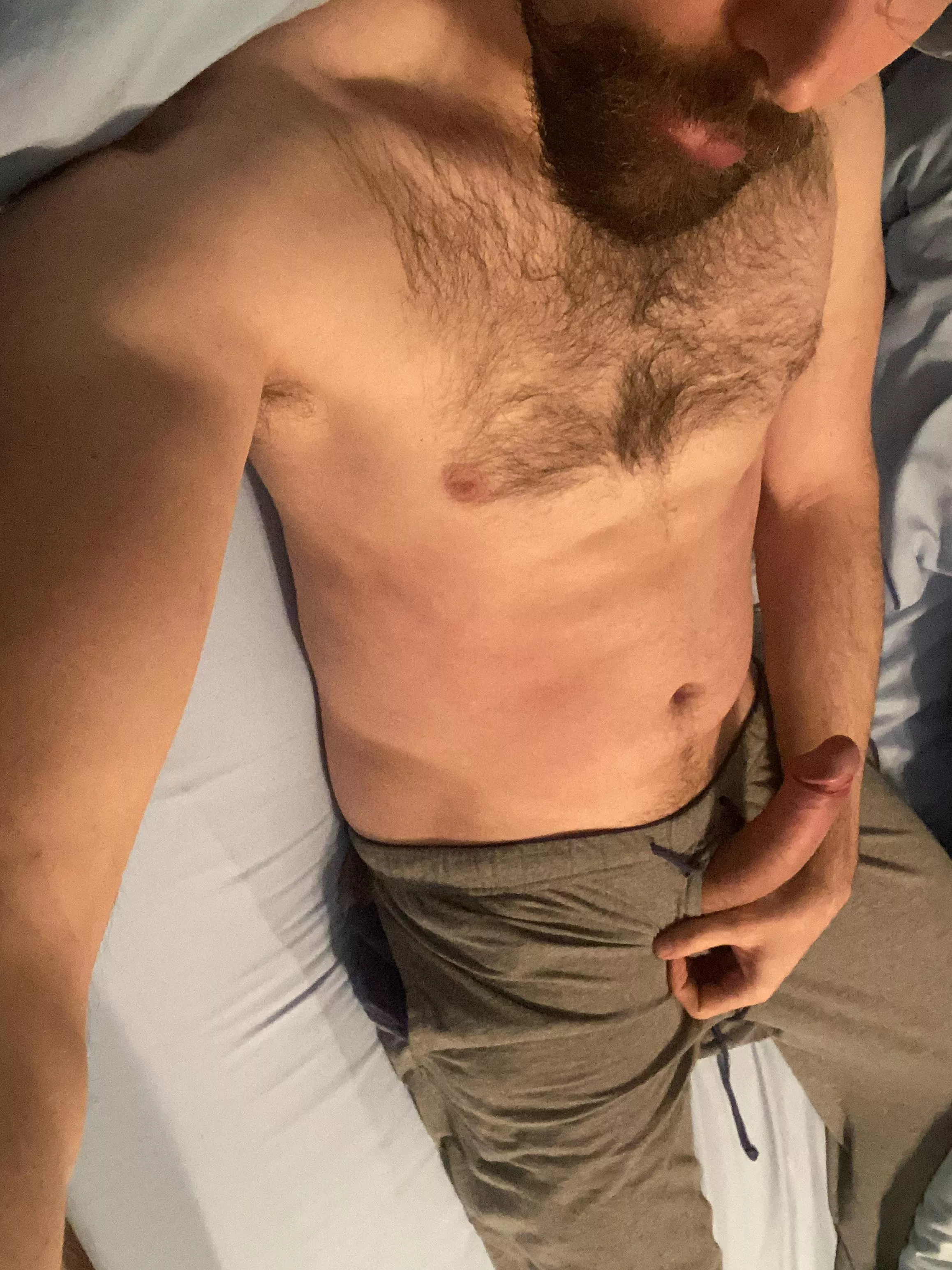 (36) Fresh snow on the ground means it is a cuddle day.