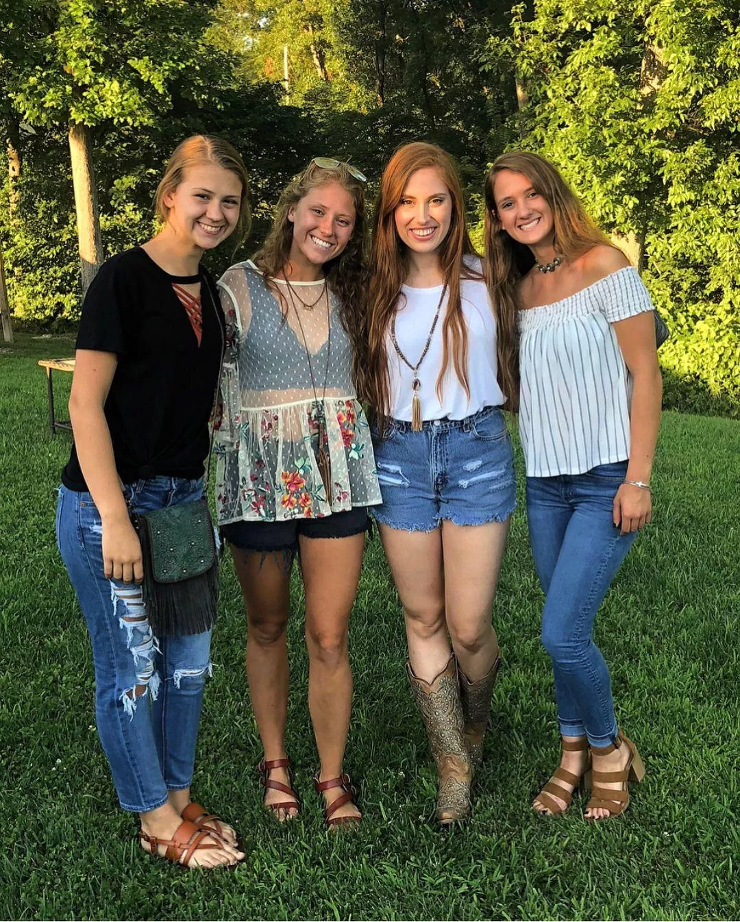 [4] Sisters. Whose pretty face is getting covered?