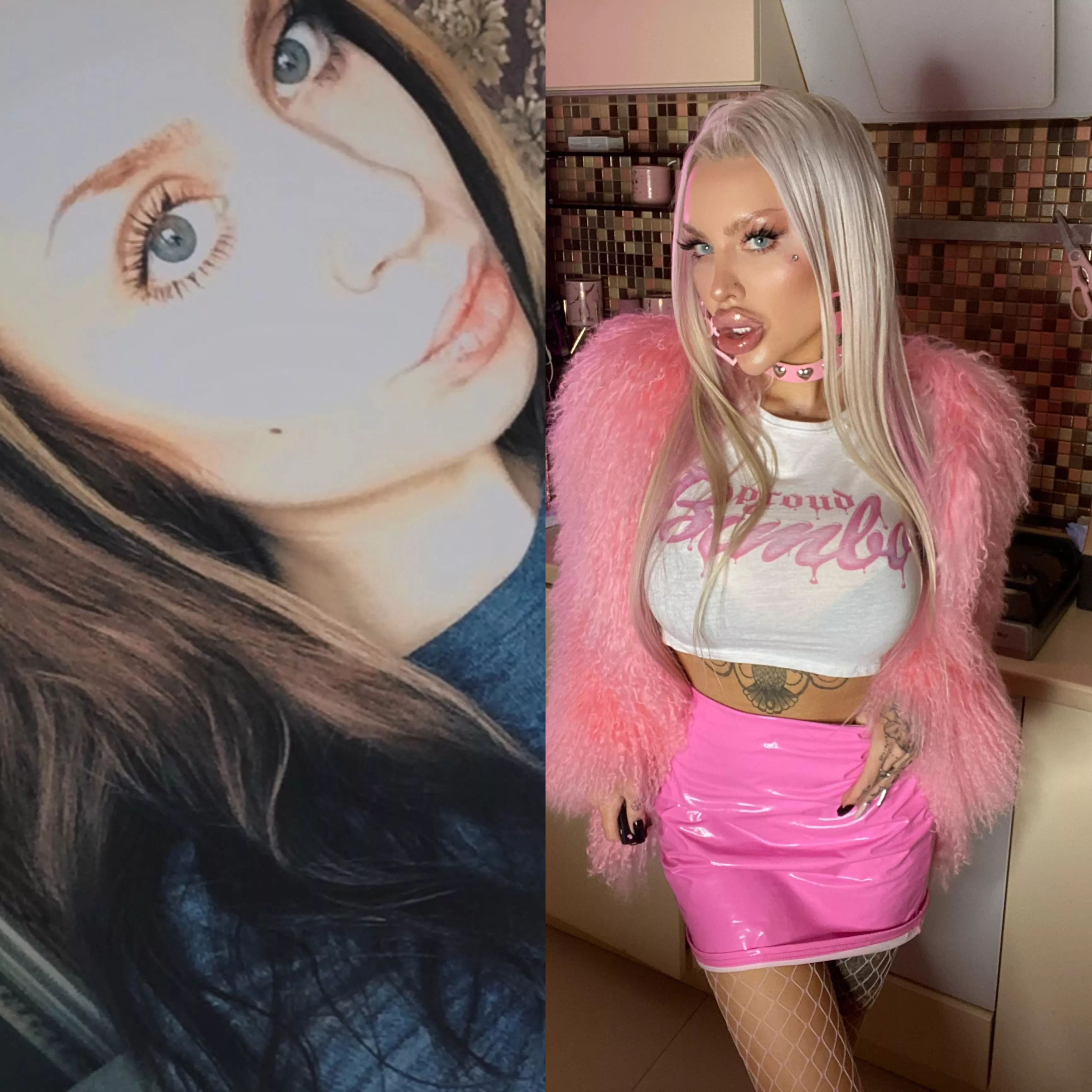 4 surgerys, full face fillers, 16cc lip fillers. Tattoos, piercings. New mind and look at this life. I’m happy, as never before ✨💕 I’ll continue. I’m not even close to my goal. 1010cc boobs is waiting! New fillers booked in February. 4 surgerys, full face fillers, 16cc lip fillers. Tattoos, piercings. New mind and look at this life. I’m happy, as never before ✨💕 I’ll continue. I’m not even close to my goal. 1010cc boobs is waiting! New fillers booked in February.