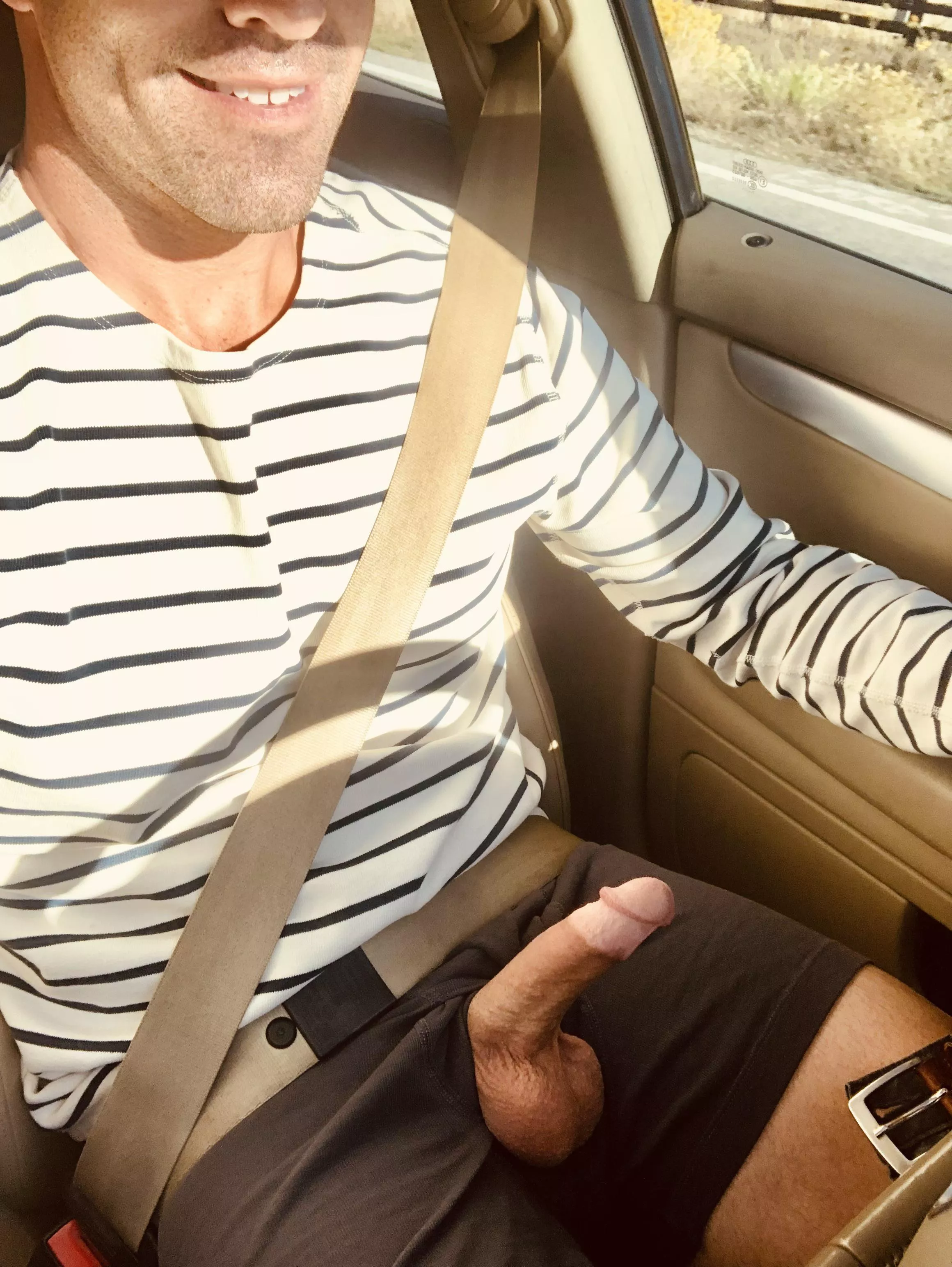 [41] Riding along in my automobile, a little bit horny behind the wheel…