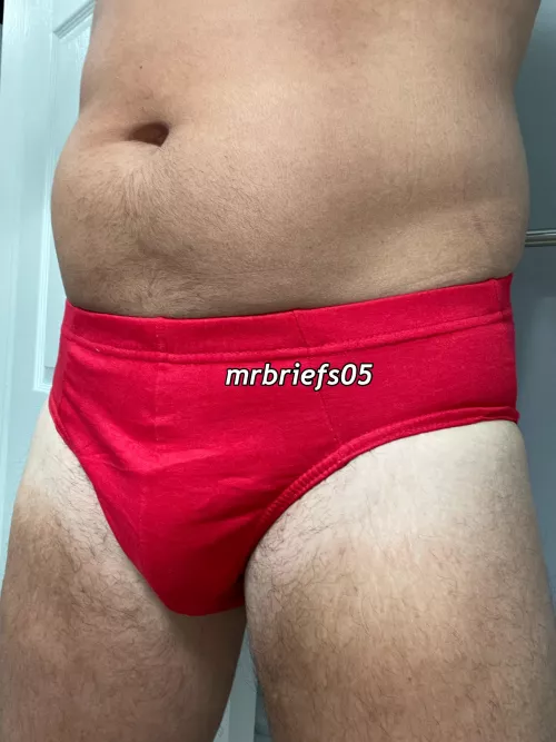 44 Good Morning! New Red Bikini Briefs…❤️