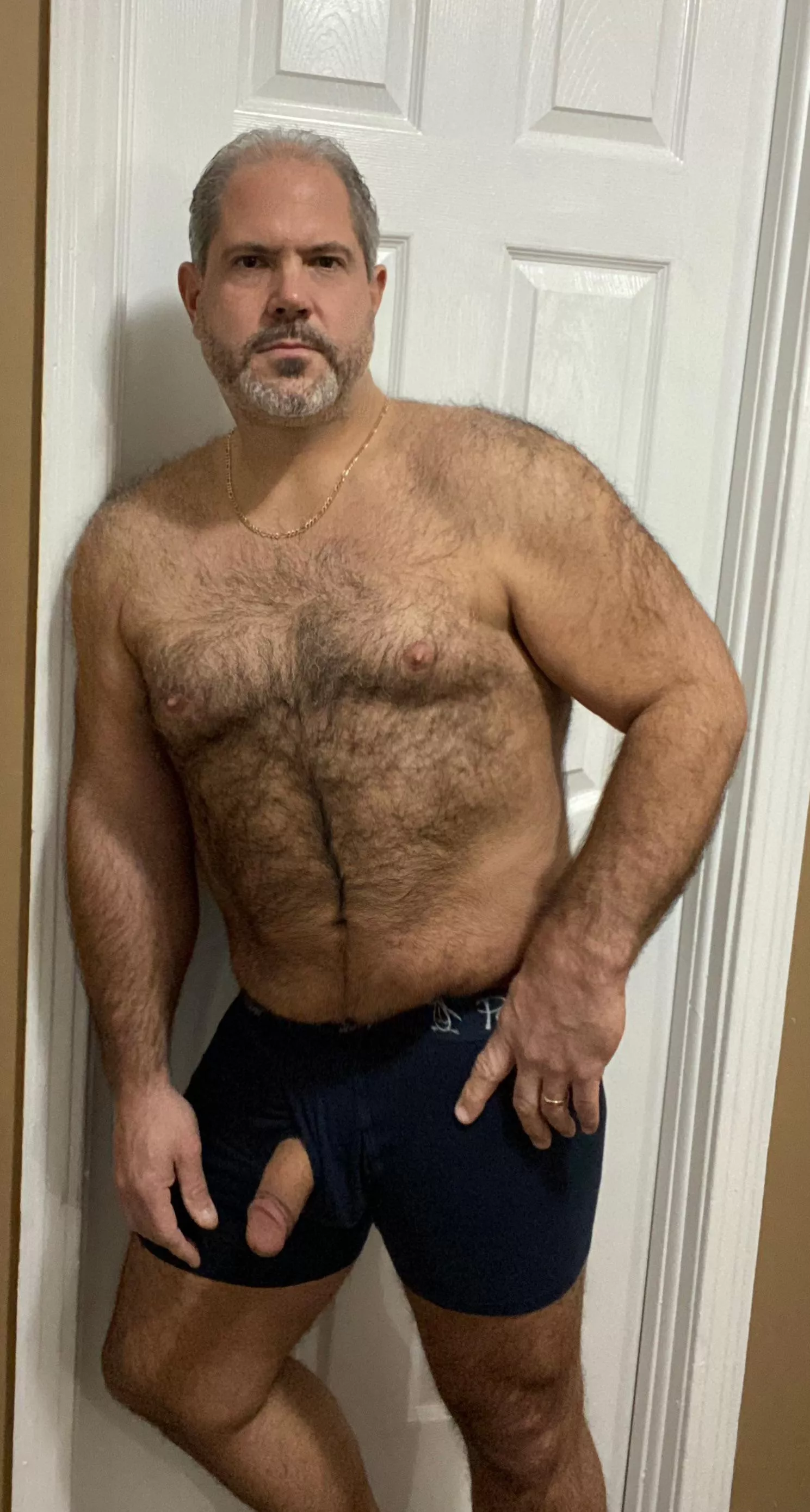 (44) Married dad and always wearing my wedding ring.