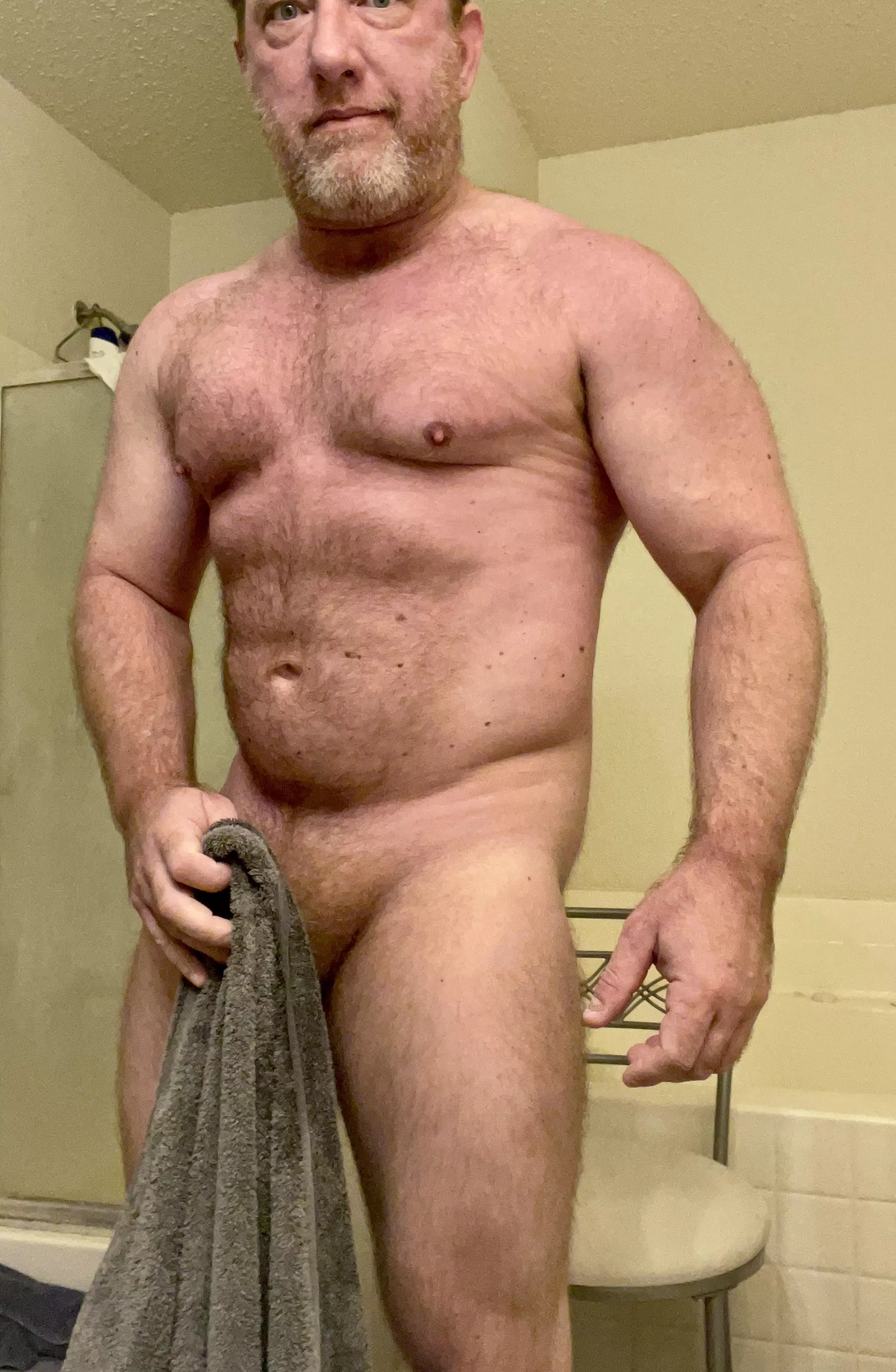 46(M) trying to relax after a good workout