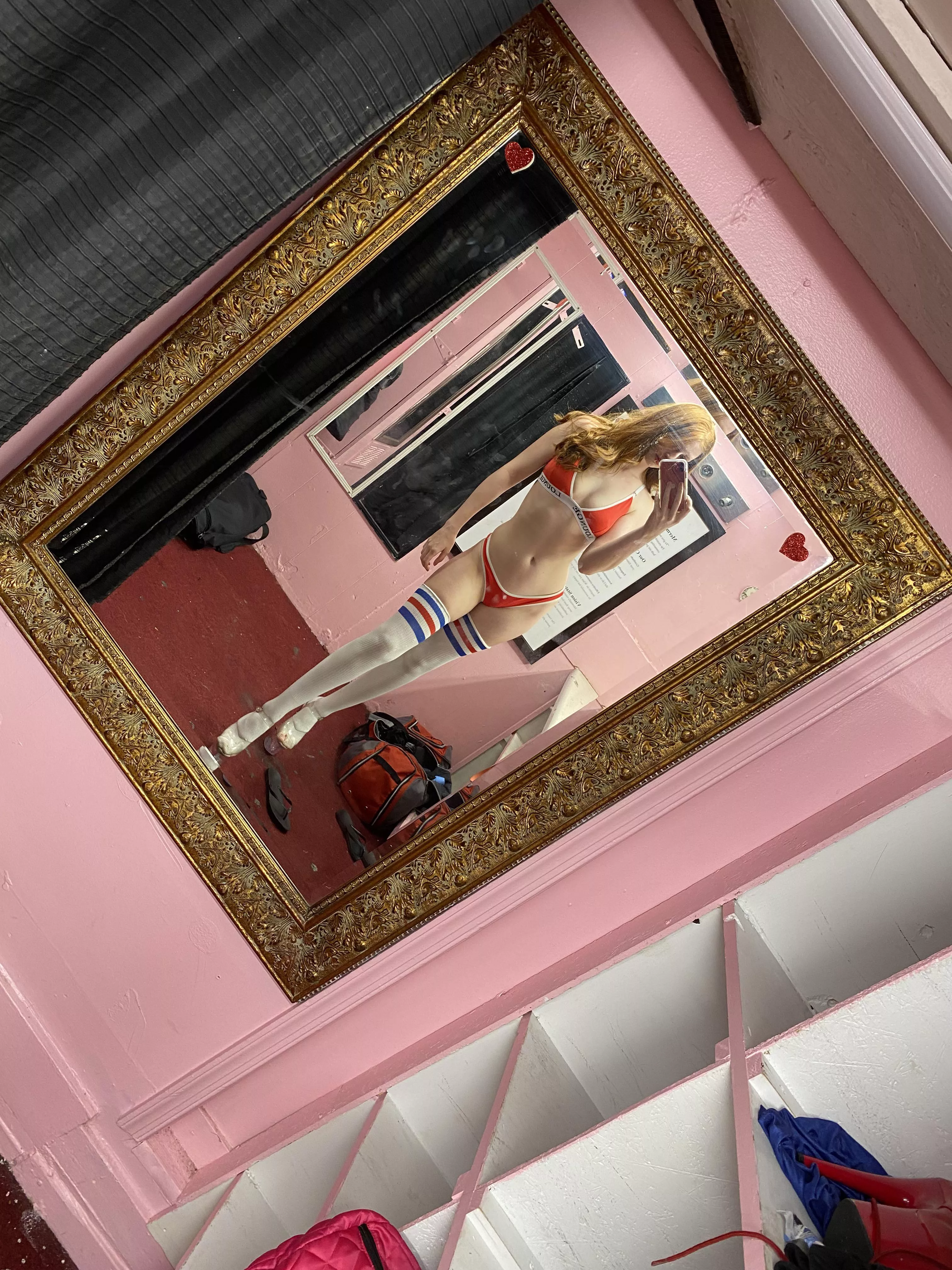 5’10” [f] my work outfit ❤️ im about 6’4” in these heels 😍