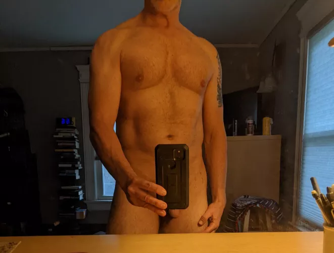 57/M I know this isnβt a yoga pose, but yoga has helped me get into probably the best shape of my life both physically and mentally.