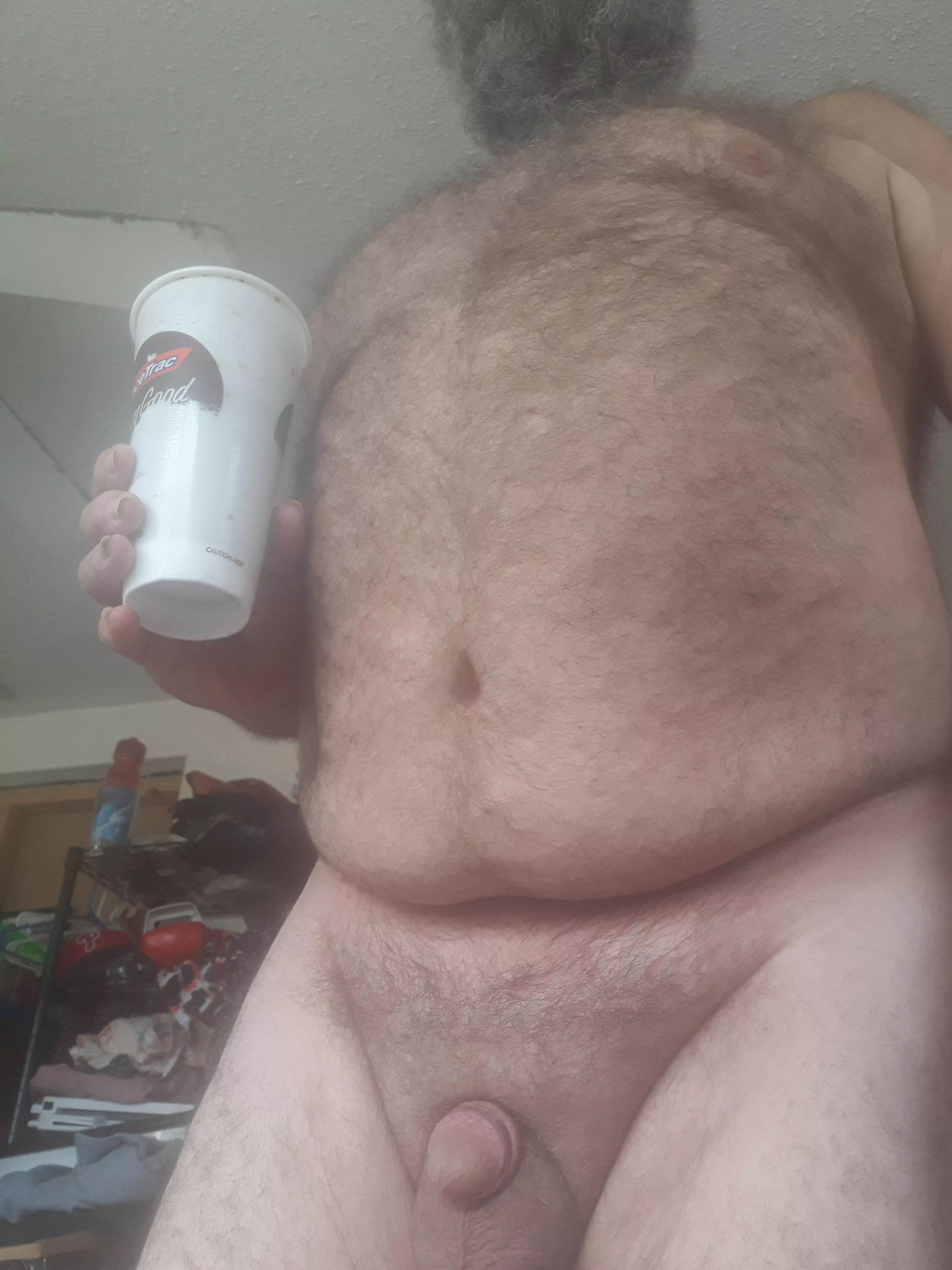 (62). Another nice naked day at home with my small guy.