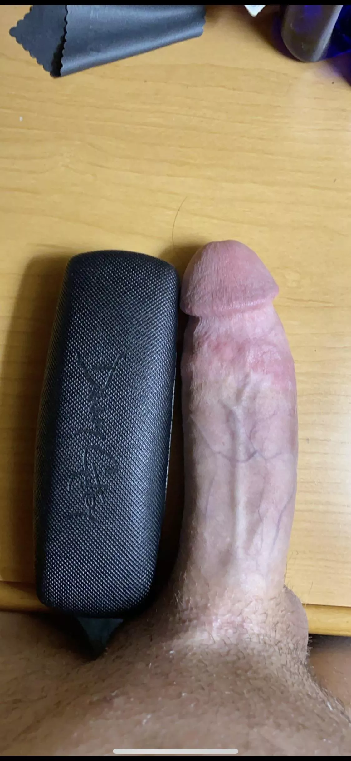 8 inches long and 6 inches thick. Can you handle it? 8 inches long and 6 inches thick. Can you handle it?