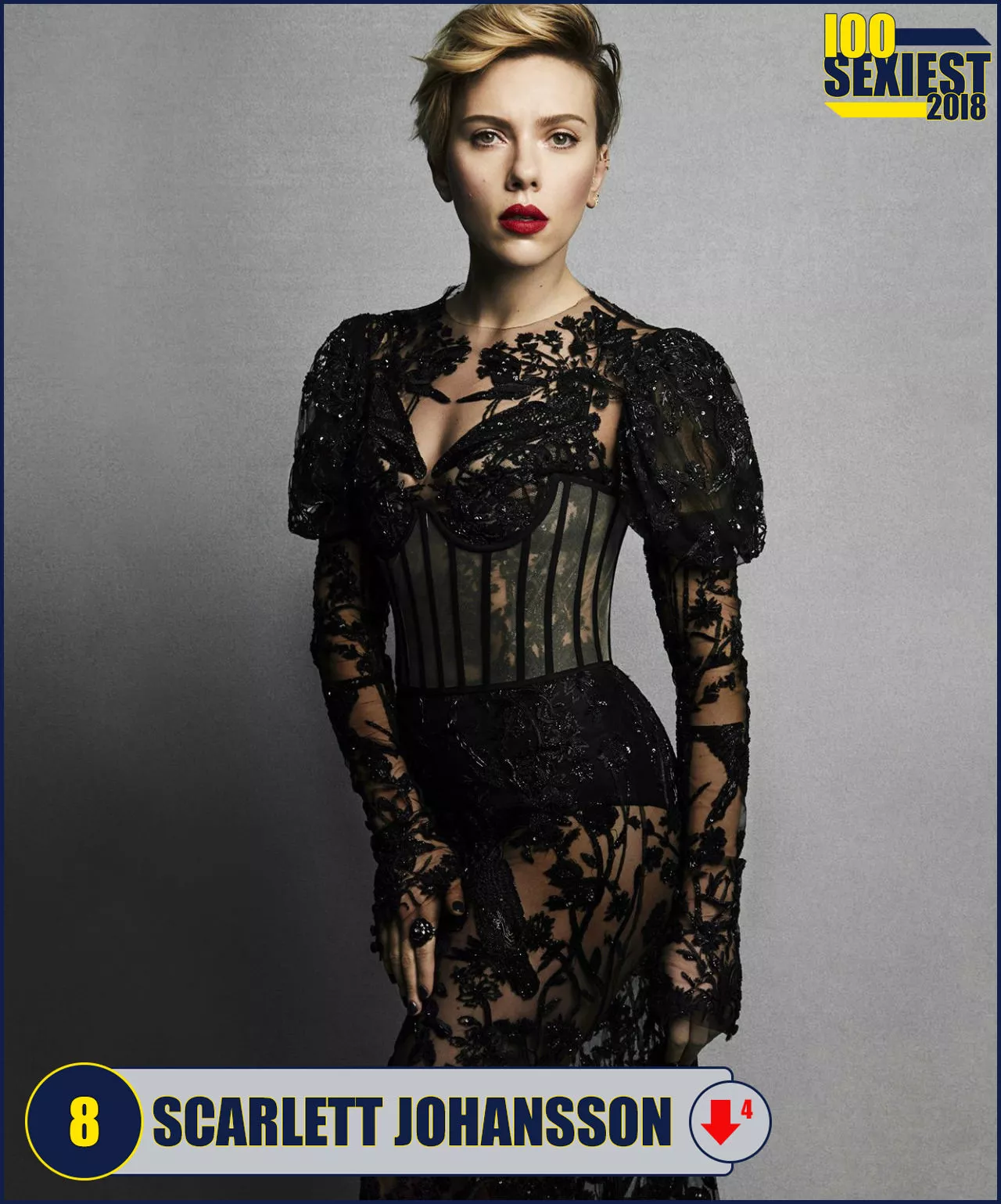 #8: Scarlett Johansson (100 Sexiest 2018) #8: Scarlett Johansson (100 Sexiest 2018)