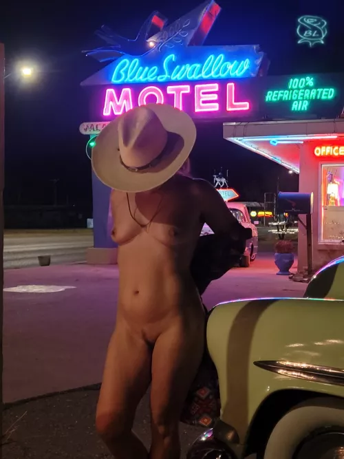 A bit of naked fun on the Mother Road A bit of naked fun on the Mother Road