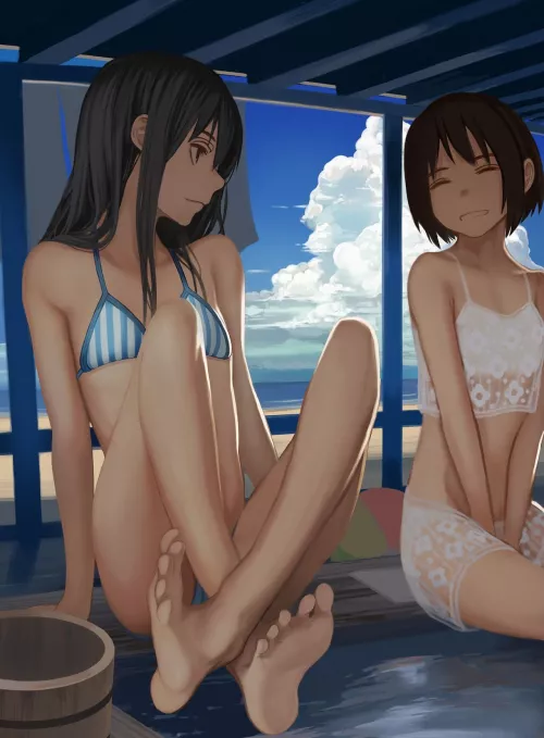 A casual conversation by the ocean A casual conversation by the ocean