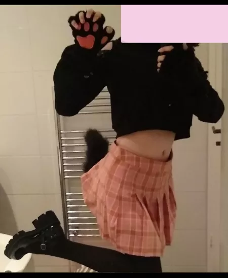 A cat girl blocks your path! What do you do? A cat girl blocks your path! What do you do?