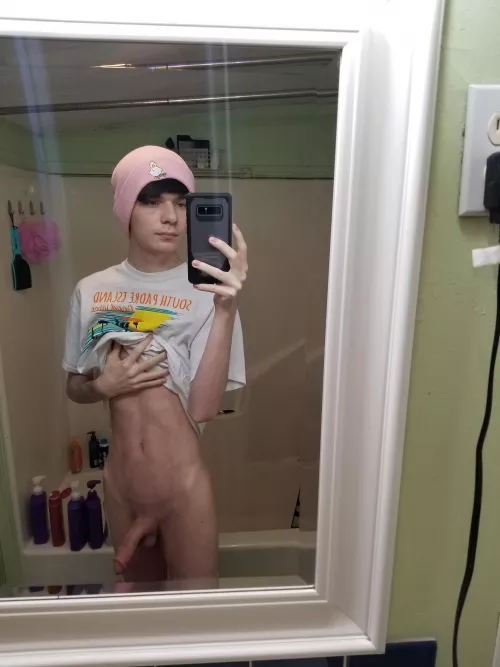 a cool pink beanie for the swag points