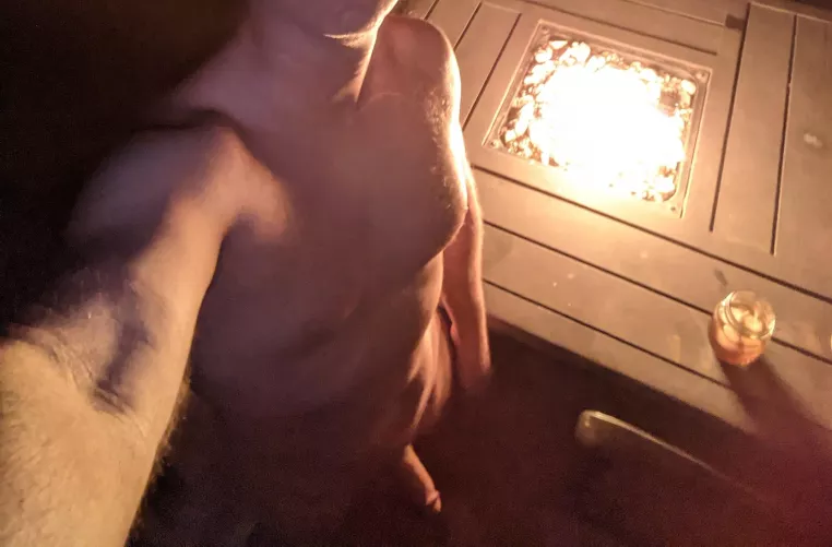 A crisp fall evening, fire pit, bourbon, life is good!! A crisp fall evening, fire pit, bourbon, life is good!!