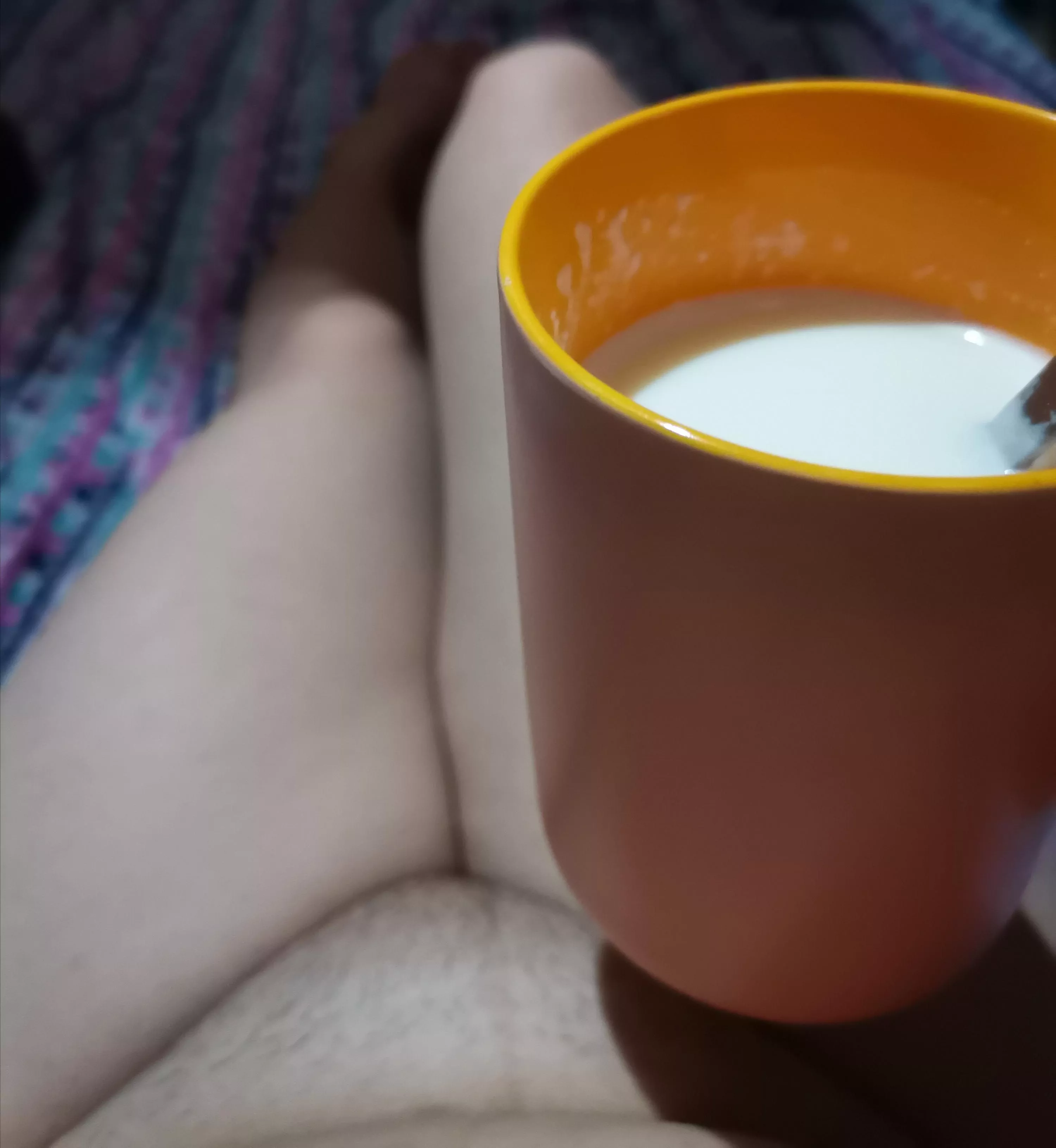 A cup o[F] milk to end this tiring day. 😴