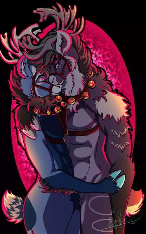 A cute little couple that I've finished yesterday X3