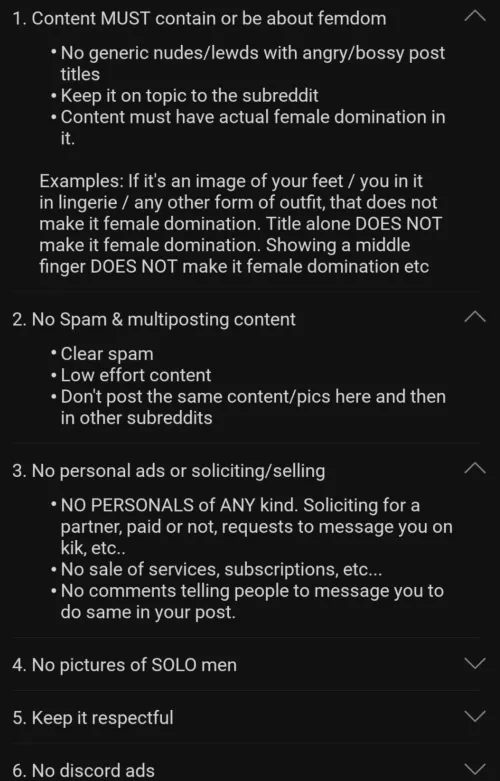 A discussion of the subreddit rules and their enforcement. Text in comments.