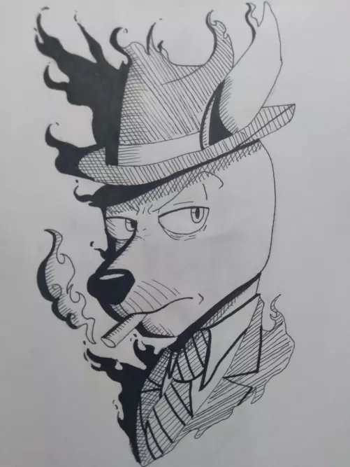 A doodle I made at school