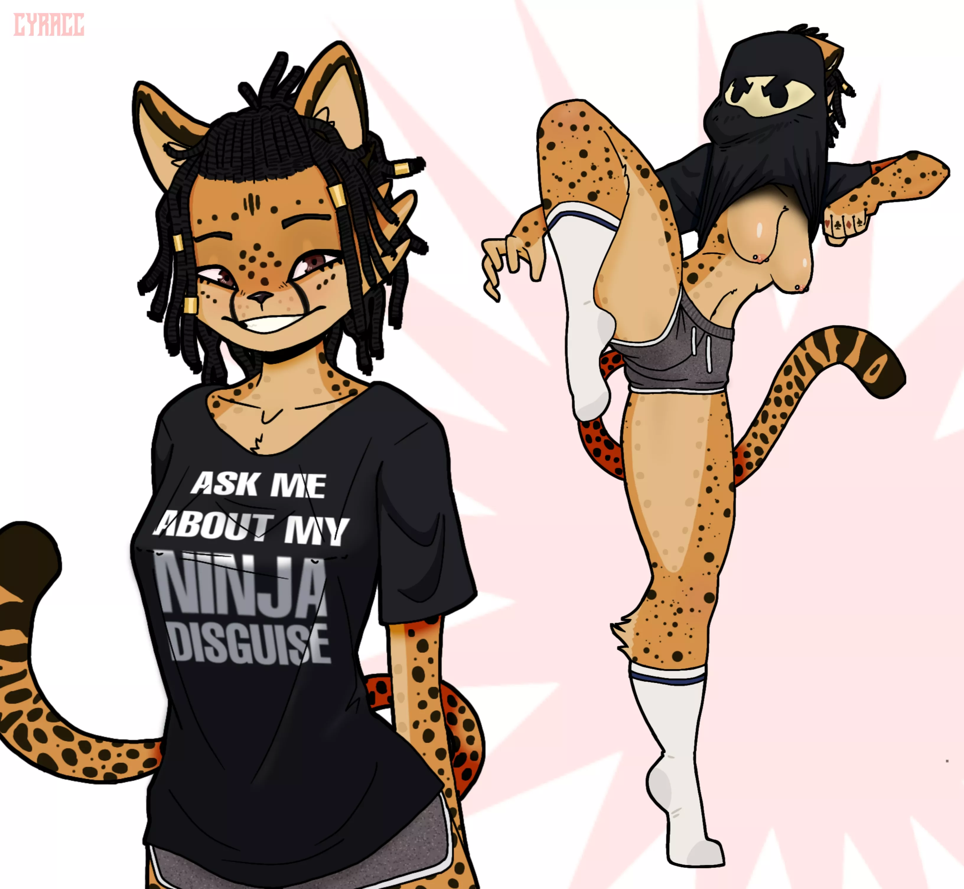 a funny shirt [f] (cyracc)