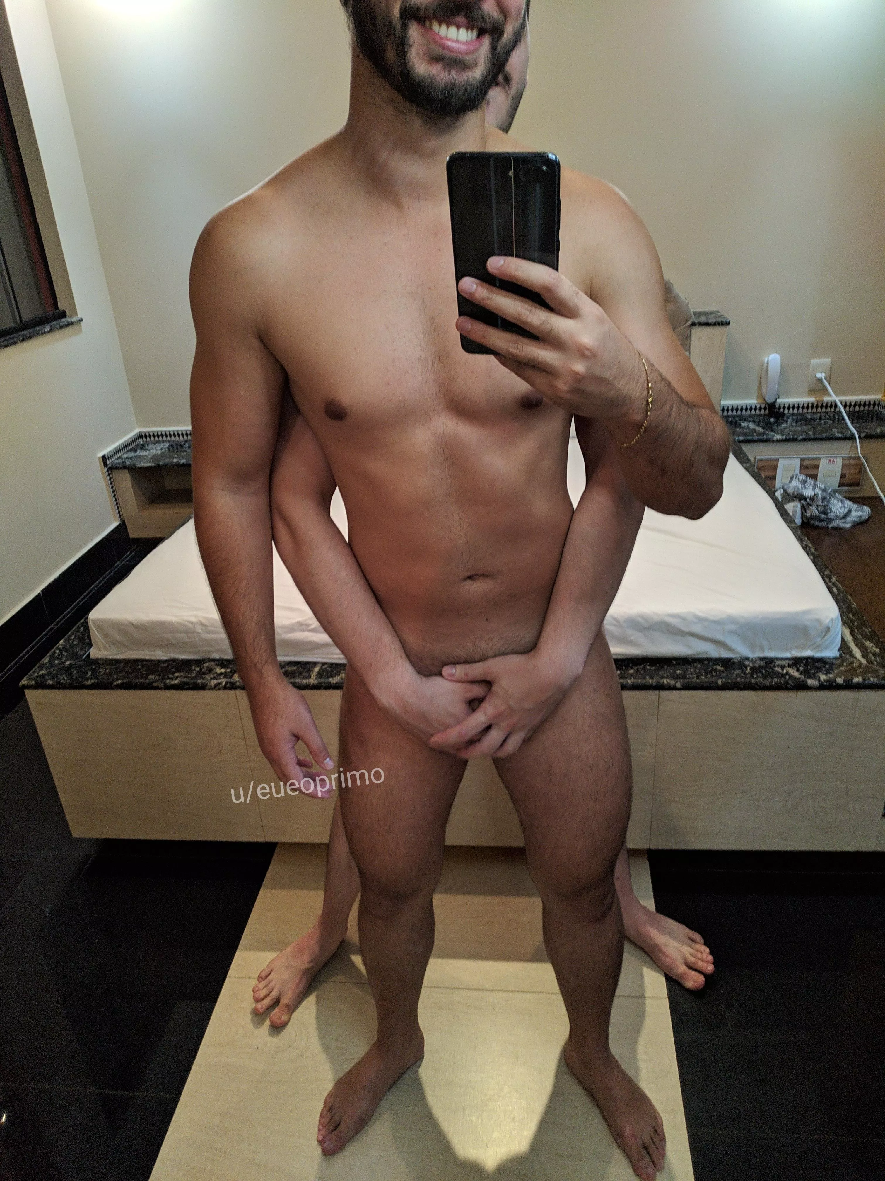 A good smile and a helpful roommate make my day so much better...