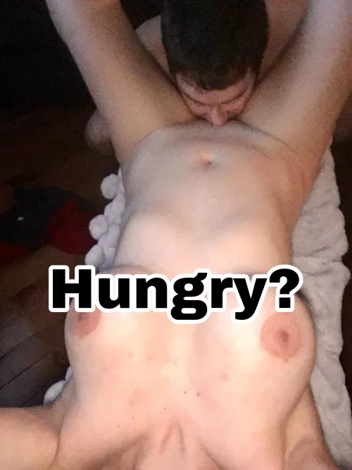 A guy we met at the bar was hungry… so we served him some dinner.
