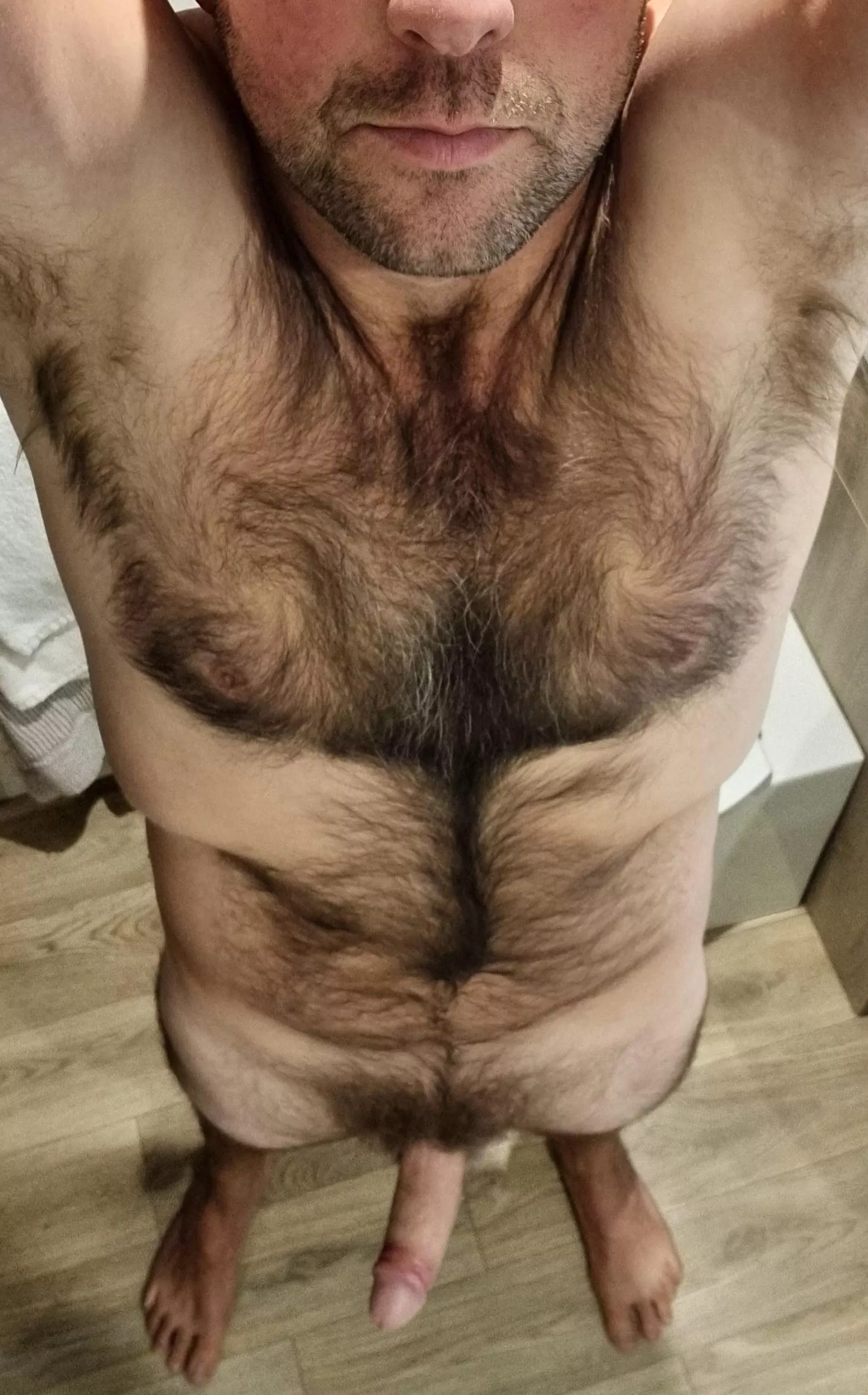 A hairy trail from head to toe π A hairy trail from head to toe π
