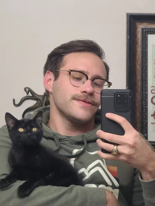 A hello from this lil cutie 💓 🐈⬛ A hello from this lil cutie 💓 🐈⬛