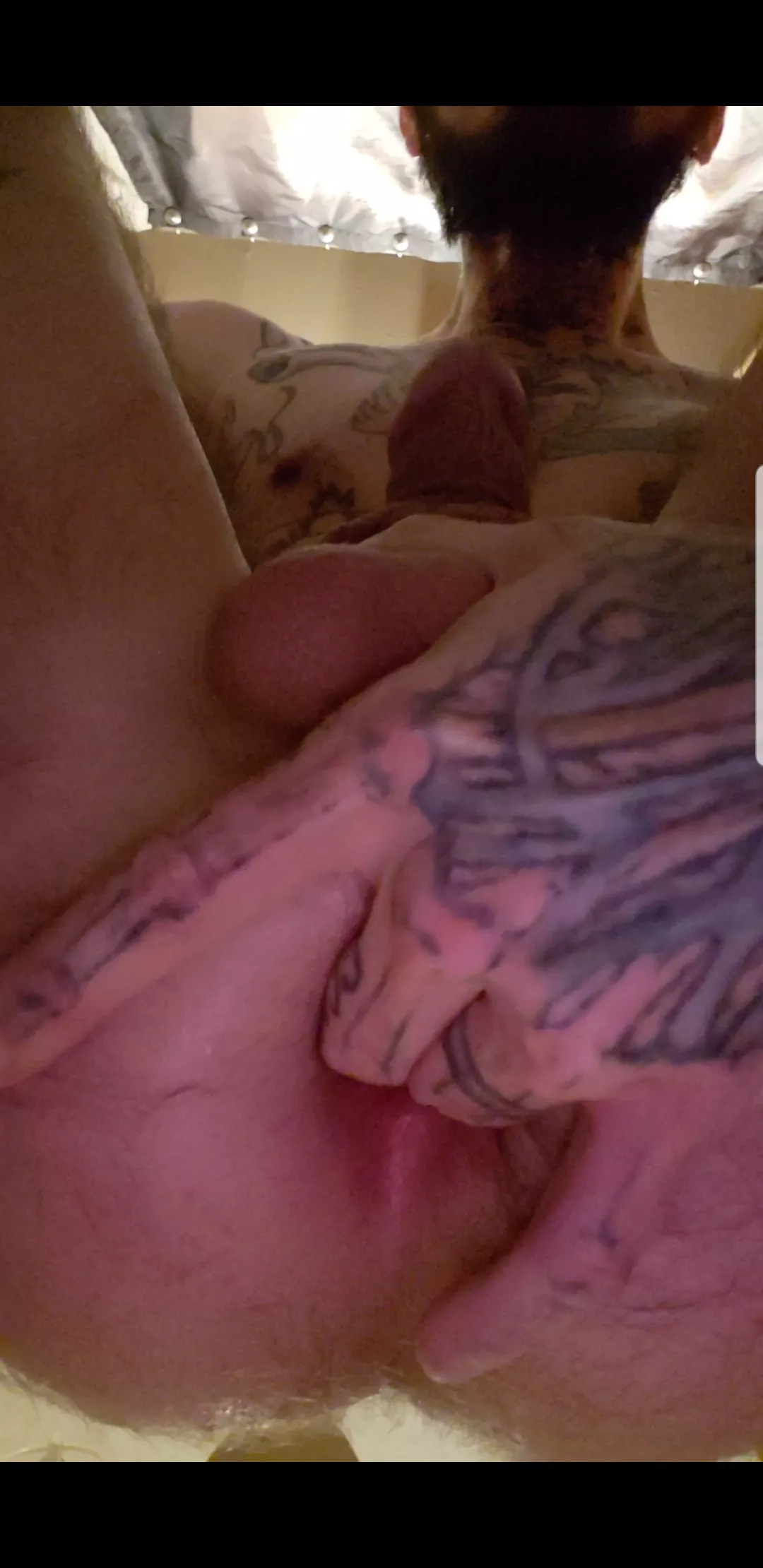 A helping hand (tongue or cock)? A helping hand (tongue or cock)?