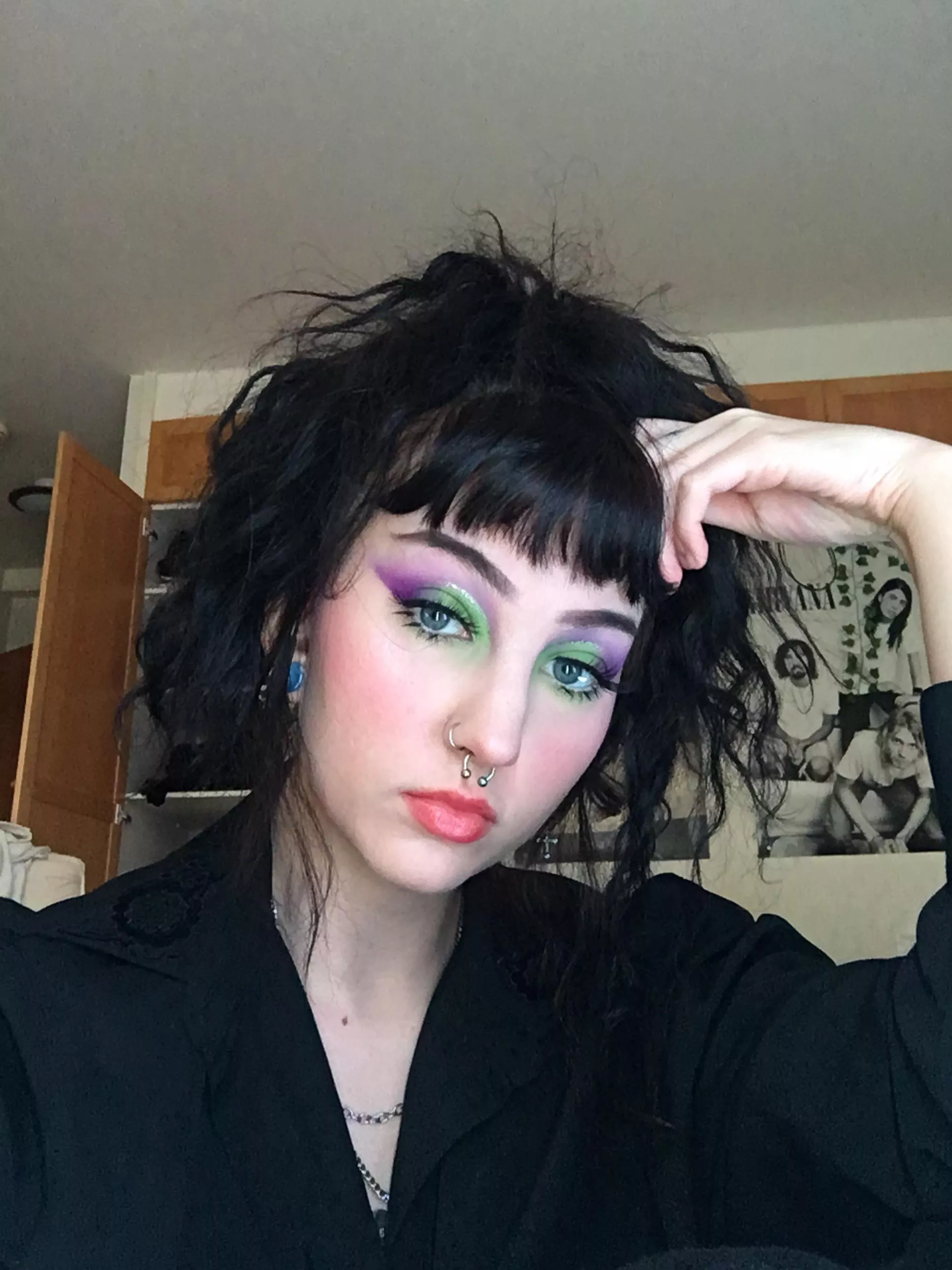 A lil purple and green moment A lil purple and green moment