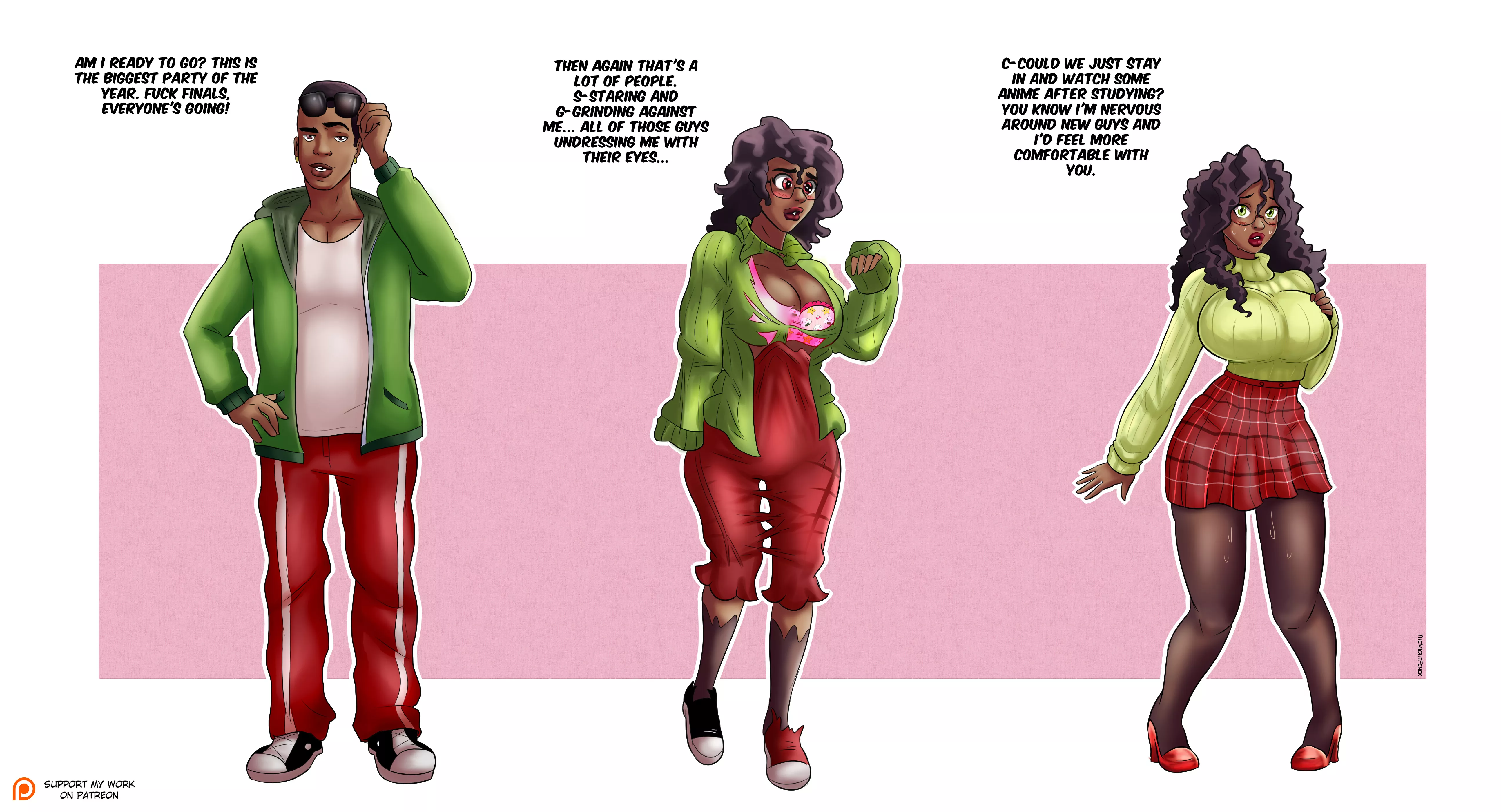 A Little bit Shyer, Would you watch anime with her? {Nerd MTF/TGTF} from TheMightFenek