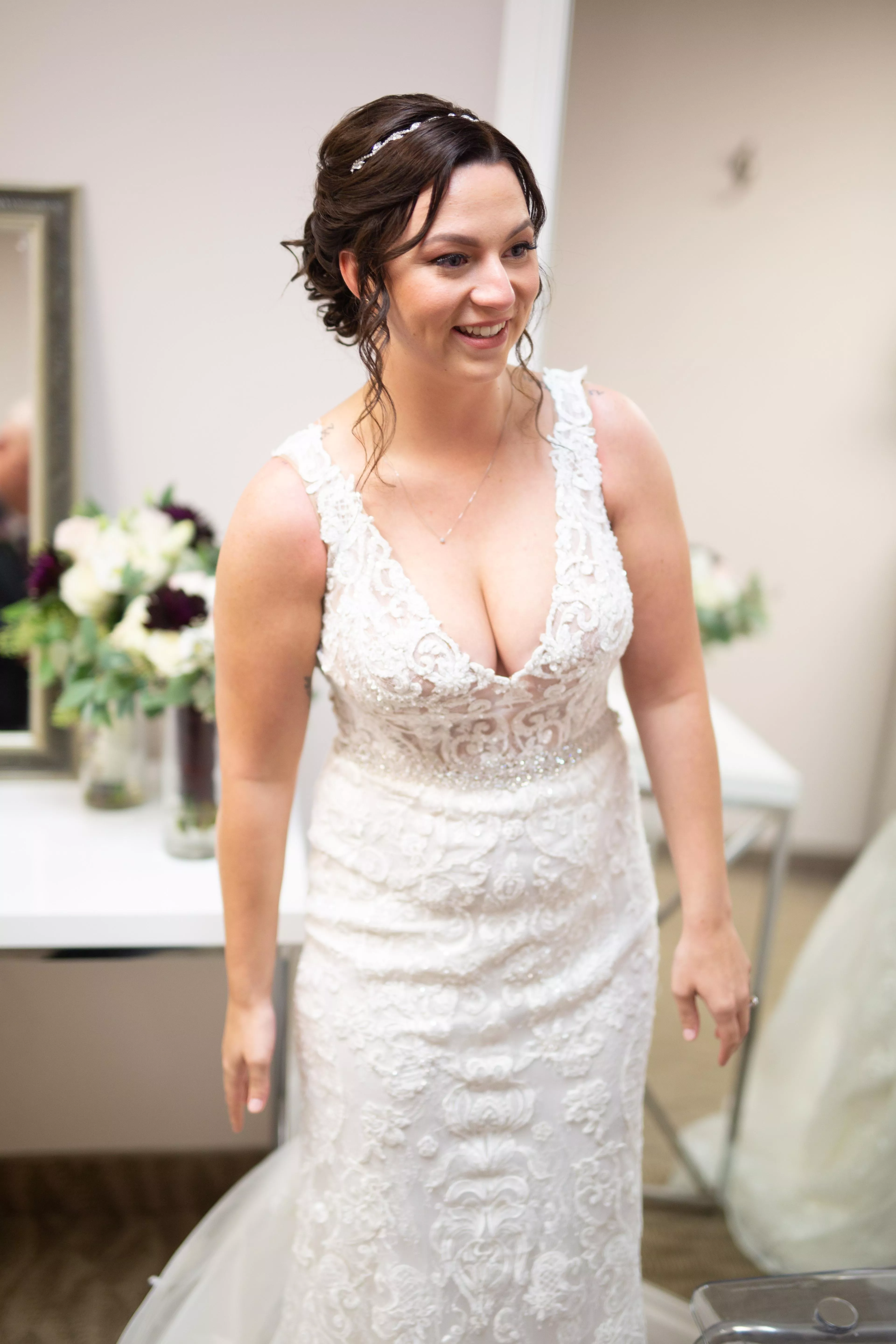 A little busty on my wedding day… now for those bills… A little busty on my wedding day… now for those bills…