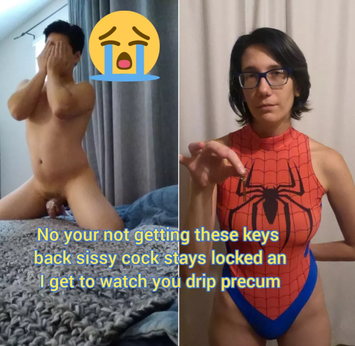 A little caption of caged boi Brandon wave for your keys brandon A little caption of caged boi Brandon wave for your keys brandon