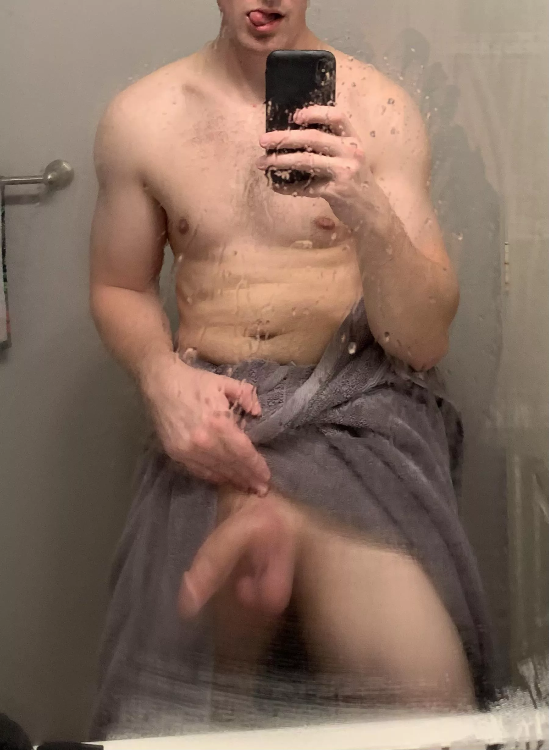 A little floppy when I get out of the shower.