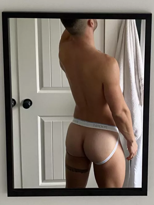 A little mirror action with the jock this morning :) What’s your favorite style of undies?