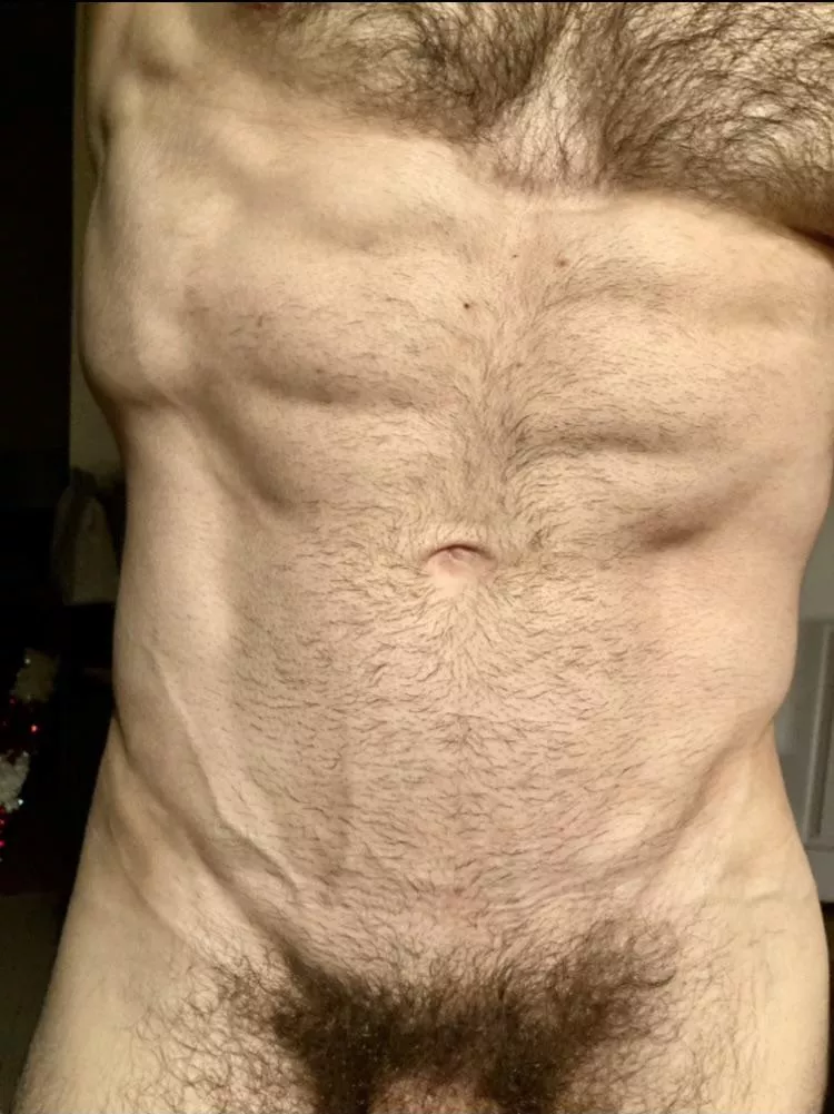 A little pube, a little abs, a little chest fur. These are a few of my favourite things