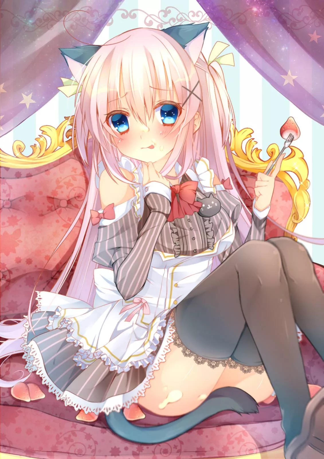 A little strawberry. A little strawberry.