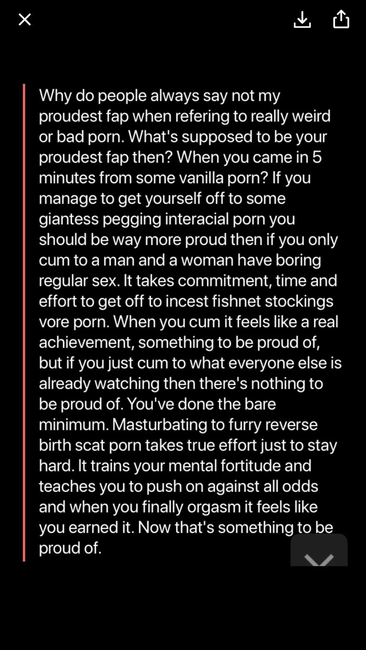A message to everyone here: A message to everyone here: