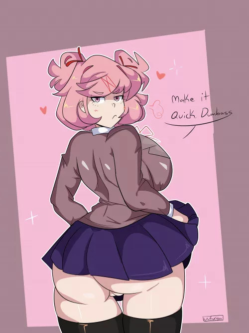 A much...bustier Natsuki. (uuforya)