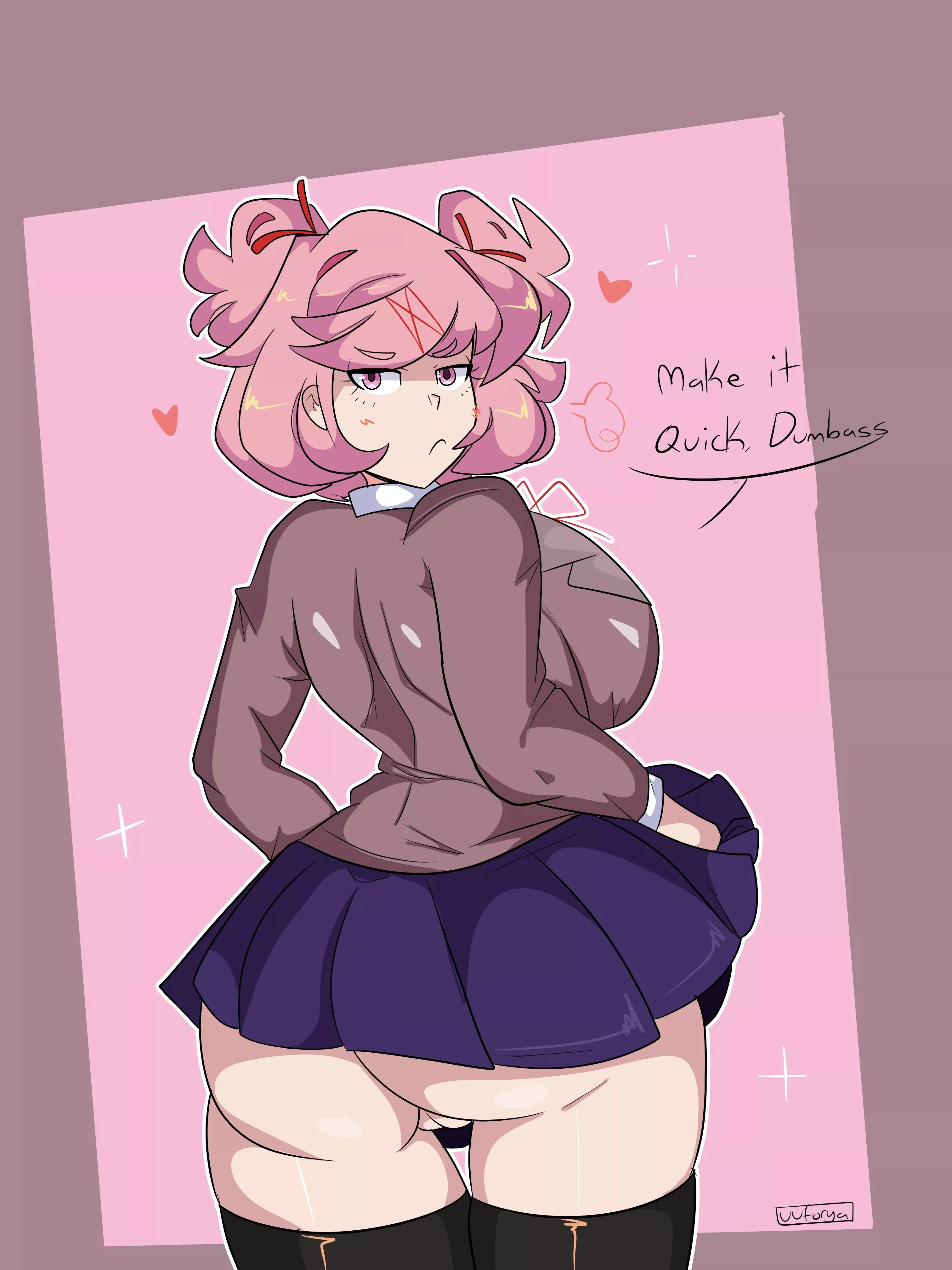 A much...bustier Natsuki. (uuforya)
