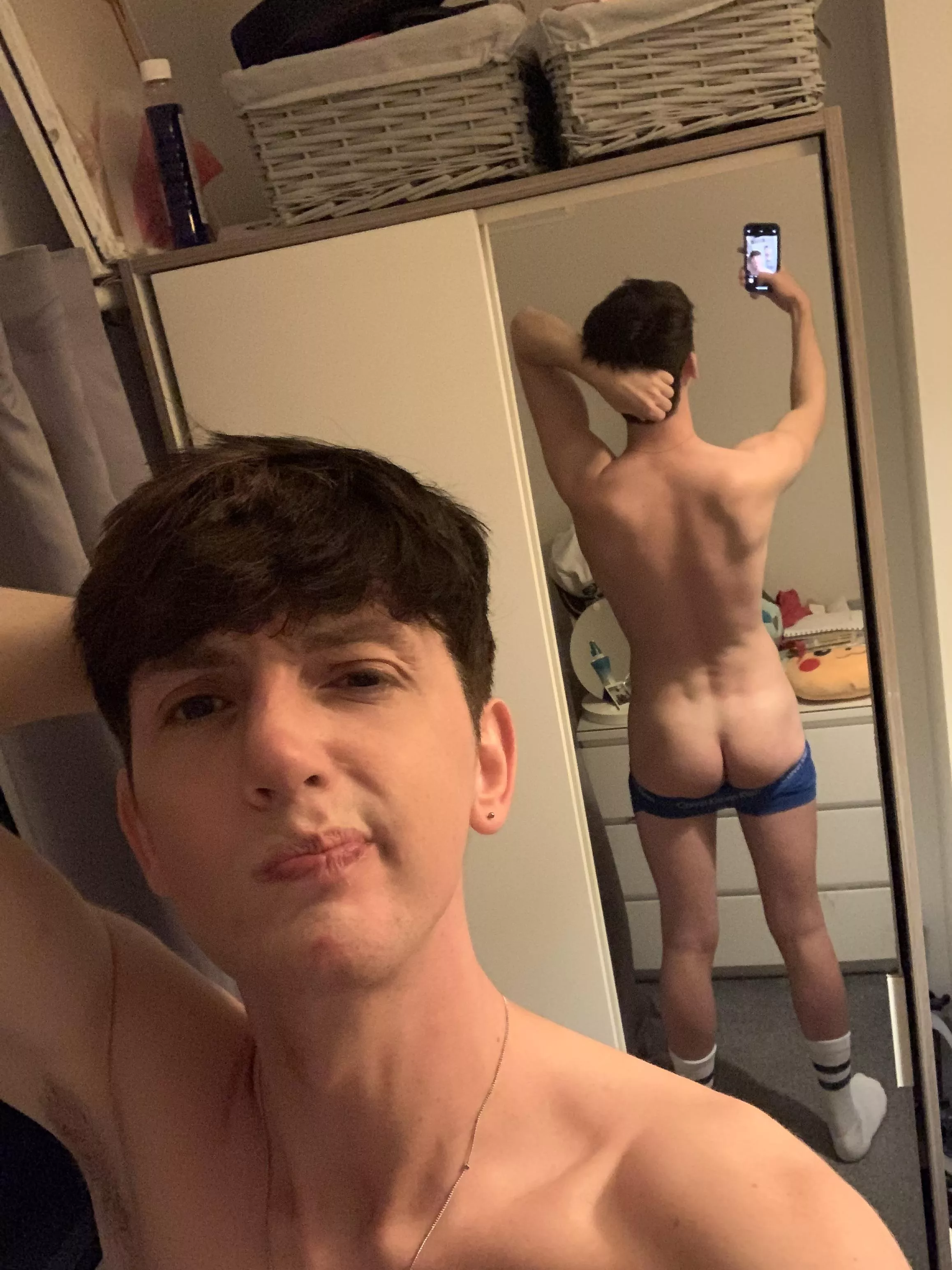 A New Years kiss? What about someone’s dad fill my boy hole up and spit on my face 😈