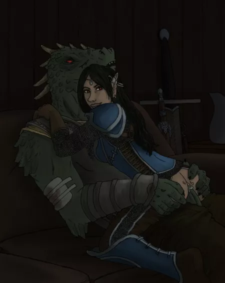 A pair of adventurers unwind (Miss_Demeter) A pair of adventurers unwind (Miss_Demeter)