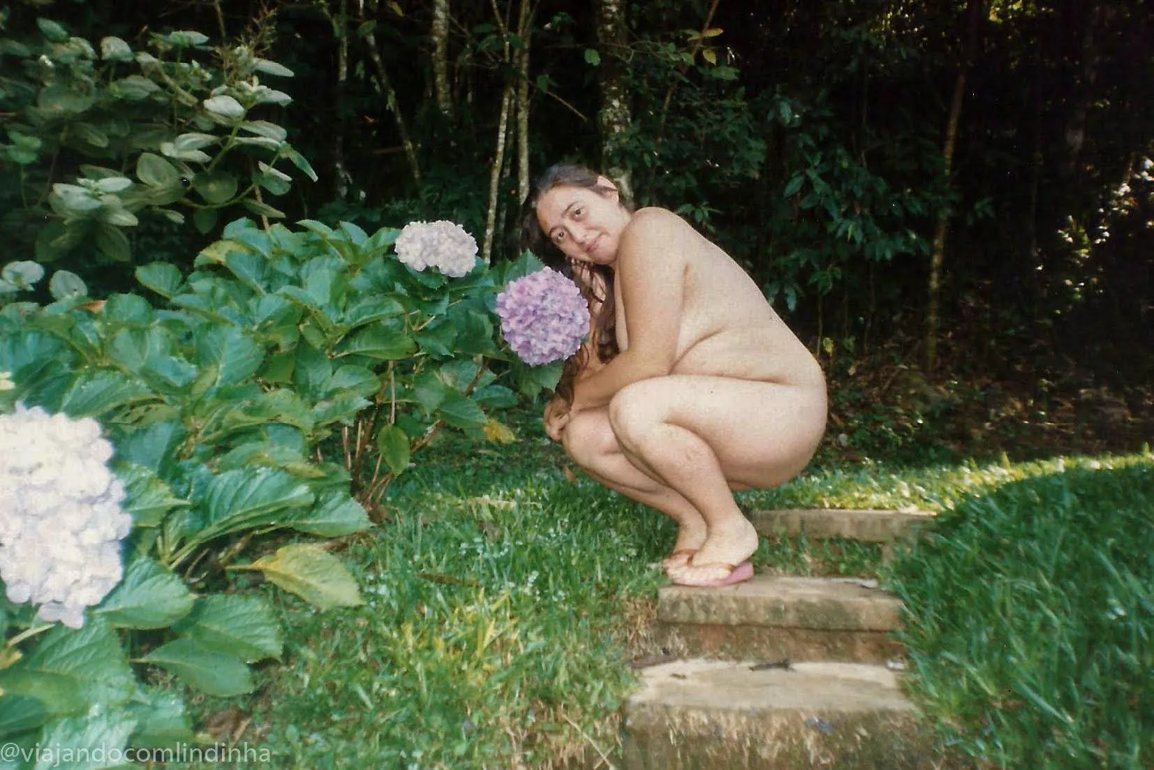 A photo from 2002 visiting the Naturist Club Ramanat for the first time