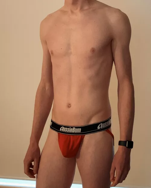 A picture of my first jockstrap while I eagerly await the arrival of my second pair…